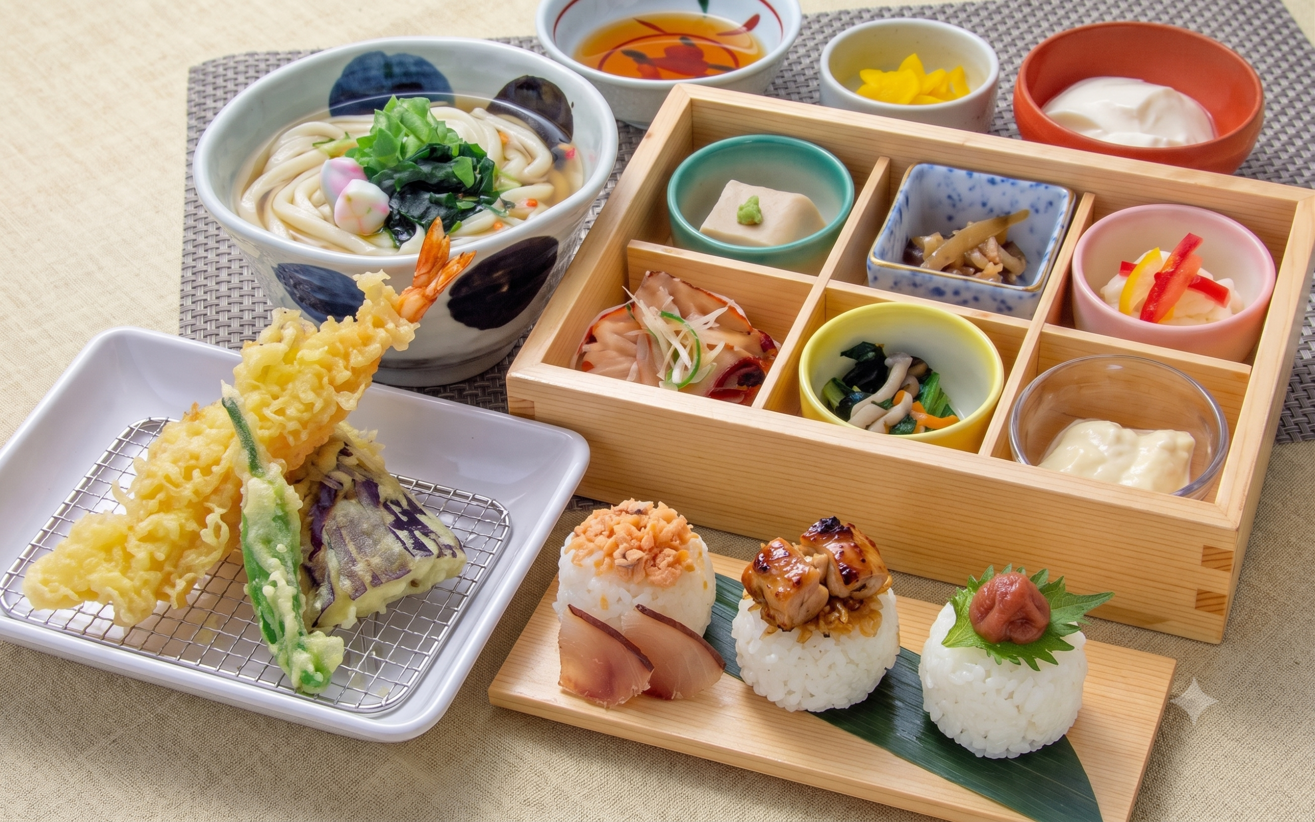 めん処つるはんの花かご御膳