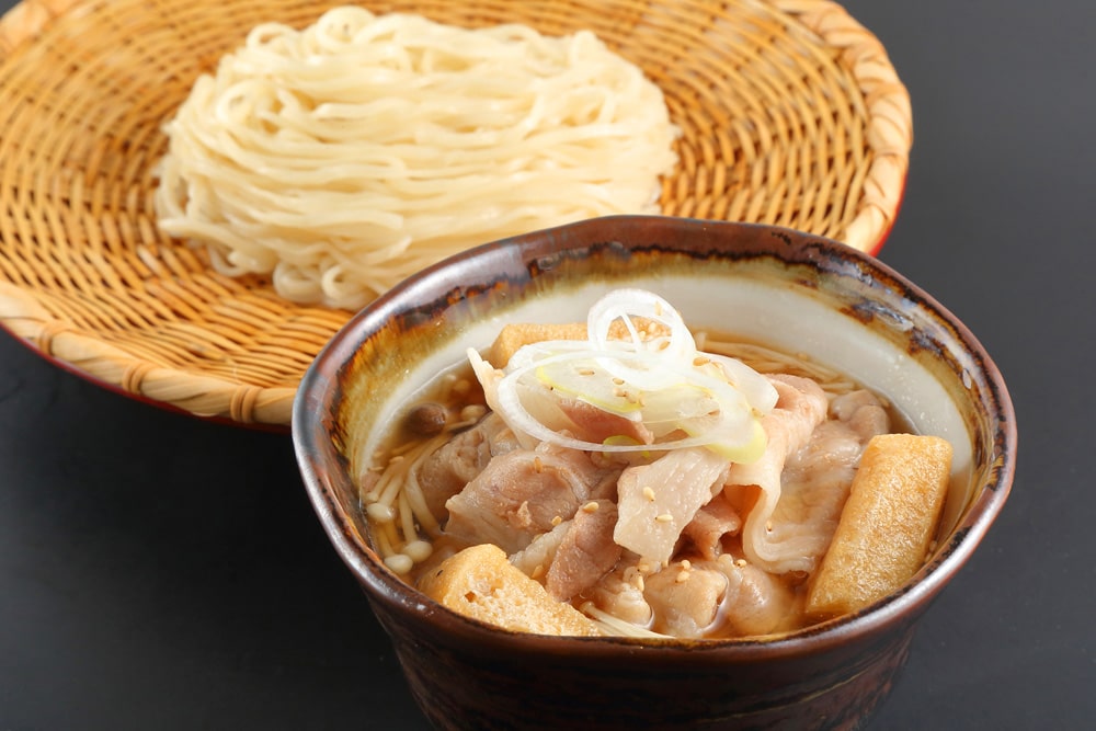 ゆめの大地四元豚の肉つけうどん