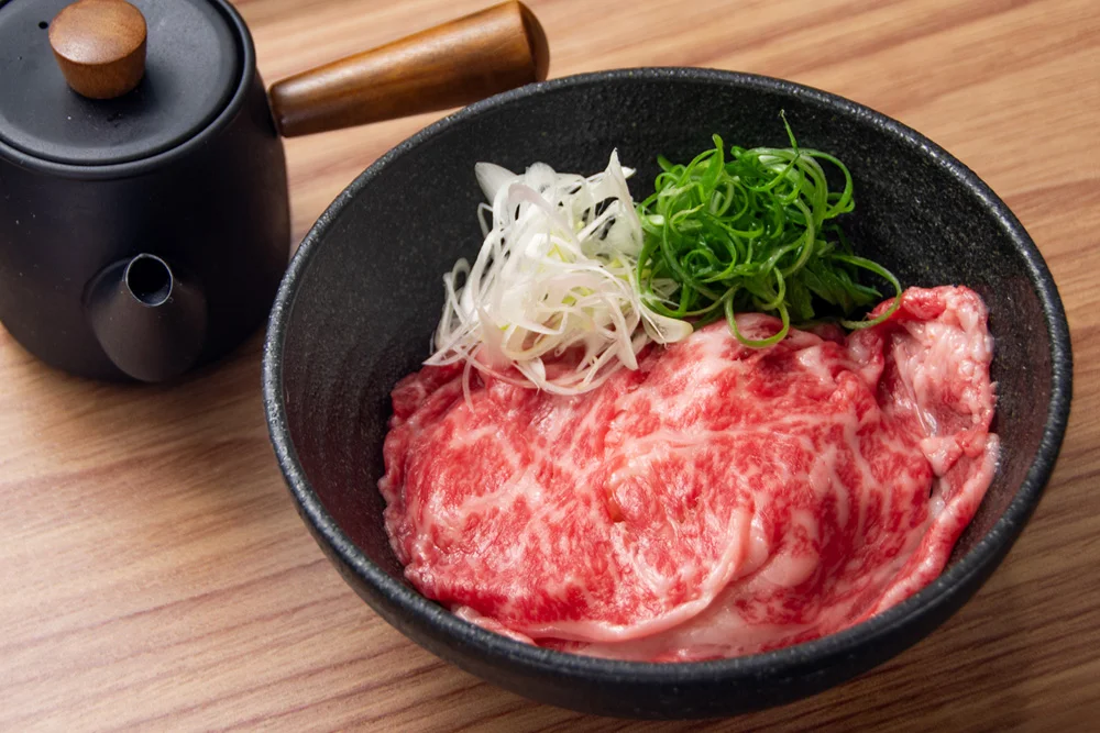 黒毛和牛サーロインのしゃぶ肉うどん